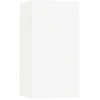 Image de vidaXL Armoire TV Blanc 30,5x30x60 cm Bois composite