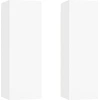 Image de vidaXL Armoires TV 2 pcs. Blanc 30,5x30x90 cm Bois composite