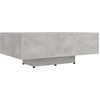 Image de Table basse "Gübs" en aggloméré gris béton. Dimensions (l/h/p) 85x31x55 cm