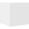 Image de vidaXL Armoire TV murale blanc 30,5x30x30 cm