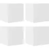 Image de Armoires TV murales 4 pcs. Blanc 30,5x30x30 cm