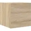 Image de vidaXL Armoire TV murale chêne Sonoma 30,5x30x30 cm