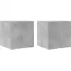 Image de vidaXL Armoires murales TV 2 pcs. Gris béton 30,5x30x30 cm