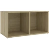 Image de vidaXL Armoire TV Chêne Sonoma 72x35x36,5 cm Bois composite
