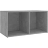 Image de vidaXL Armoire TV gris béton 72x35x36,5 cm Bois composite