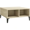 Image de vidaXL Table basse en chêne Sonoma 60x60x30 cm Bois composite