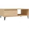Image de vidaXL Table basse chêne Sonoma 90x60x35 cm bois composite