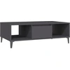 Image de vidaXL Table basse Gris 103,5x60x35 cm Bois composite