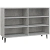 Image de vidaXL Sideboard gris béton 103,5x35x70 cm Bois composite