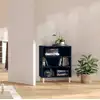 Image de vidaXL Sideboard Noir 57x35x70 cm Bois composite