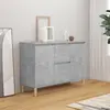 Image de vidaXL Sideboard gris béton 103,5x35x70 cm Bois composite