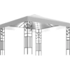 Image de vidaXL Pavillon avec guirlande lumineuse LED 3x3 m Blanc
