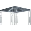 Image de vidaXL Pavillon avec guirlande lumineuse LED 300x300 cm Anthracite