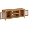 Image de vidaXL Armoire TV 110x35x44 cm chêne massif