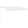 Image de vidaXL Store automatique rétractable 450x300 cm Crème