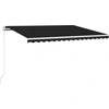 Image de vidaXL Store manuel rétractable 400x350 cm Anthracite