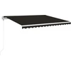 Image de vidaXL Store automatique rétractable 450x350 cm Anthracite