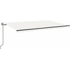 Image de vidaXL Store automatique avec LED & capteur de vent 500x300 Crème