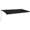 Image de vidaXL Store manuel rétractable 600x350 cm Anthracite