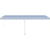 Image de VidaXL Canopy freestanding automatic 600x300 cm bleu et blanc