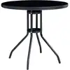 Image de vidaXL Ensemble Bistro 5 pièces noir et anthracite