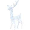 Image de vidaXL Renne LED acrylique Décoration de Noël 140 LED 120 cm Blanc froid