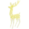 Image de vidaXL Renne LED XXL Décoration de Noël en acrylique 250 LED 180 cm Blanc chaud
