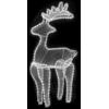 Image de vidaXL Renne Décoration de Noël avec maille 306 LED 60x24x89 cm