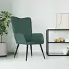 Image de vidaXL Fauteuil relax vert foncé velours