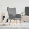Image de vidaXL Fauteuil relax gris clair Tissu