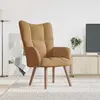 Image de vidaXL Fauteuil relax marron velours
