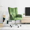 Image de vidaXL Fauteuil relax vert clair velours