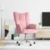 Image de vidaXL Fauteuil relax rose velours