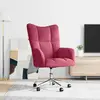 Image de vidaXL Fauteuil relax vin rouge velours