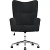 Image de vidaXL Fauteuil relax noir velours