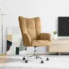 Image de vidaXL Fauteuil relax marron velours