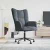 Image de vidaXL Fauteuil relax gris foncé velours