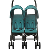 Image de vidaXL Poussette jumelle Vert Acier