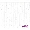 Image de vidaXL Rideau lumineux LED Glaçon 10 m 400 LED blanc froid 8 fonctions