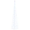 Image de vidaXL Cône de lumière LED acrylique Déco bleu 120 cm