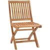 Image de vidaXL Chaises de jardin pliantes 6 pcs. Bois massif teck