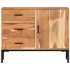 Image de vidaXL Buffet 88x30x73 cm acacia massif