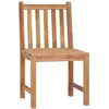 Image de vidaXL Chaises de jardin 8 pcs. Bois massif teck