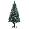 Image de vidaXL Arbre de Noël artificiel avec LED Boules Cônes 180 cm