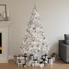 Image de vidaXL Arbre de Noël artificiel éclairage boules 180cm 620 branches
