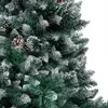 Image de vidaXL Arbre de Noël artificiel avec LED Boules Cônes 180 cm
