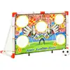 Image de vidaXL Ensemble de buts de football avec paroi de but 120x51x77,5 cm
