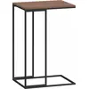Image de vidaXL Table d'appoint noire 40x30x59 cm Bois composite