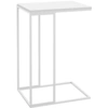 Image de vidaXL Table d'appoint blanche 40x30x59 cm Bois composite