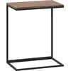 Image de vidaXL Table d'appoint noire 55x35x66 cm Bois composite